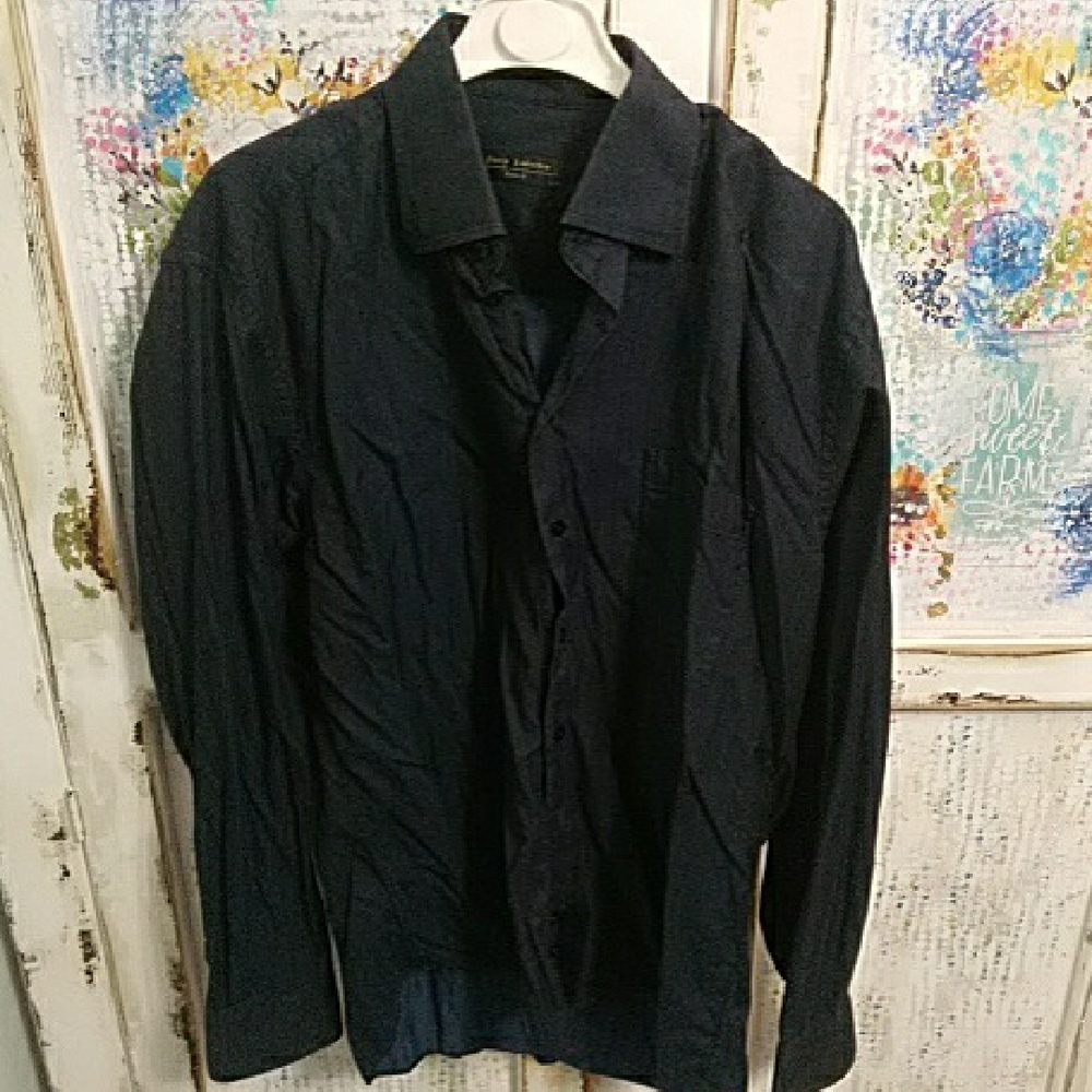 Jack Lipson Men's Black Button-Up Shirt